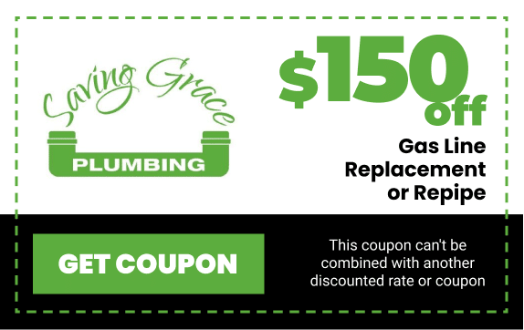 Saving Grace Plumbing in Mesquite, TX - Gas Line Replacement Coupon